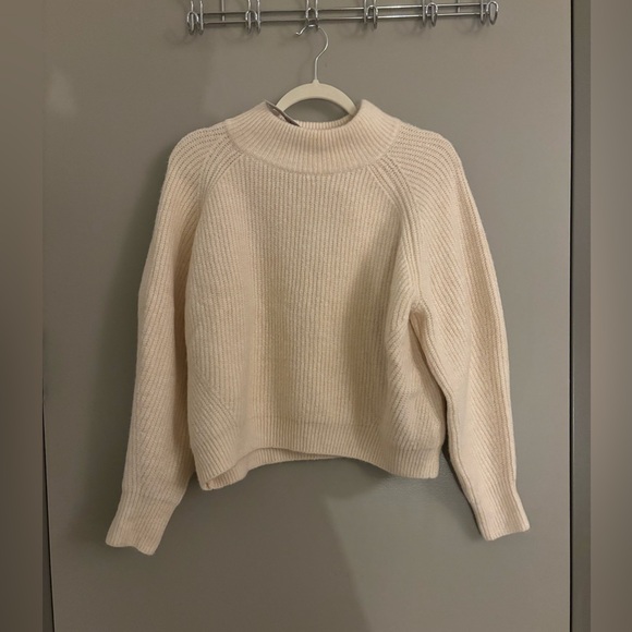 LBLC the Label Turtleneck Sweater in Cream - Picture 3 of 5
